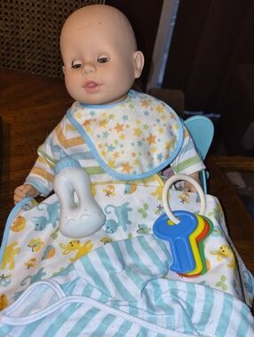 Baby Doll with Crib